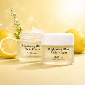 Lot 2x MULDREAM Brightening Glow Facial Cream 50ml Korean K-Beauty Vegan